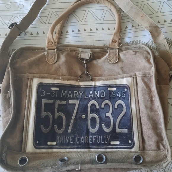 Handbags - Heavy canvas messenger bag